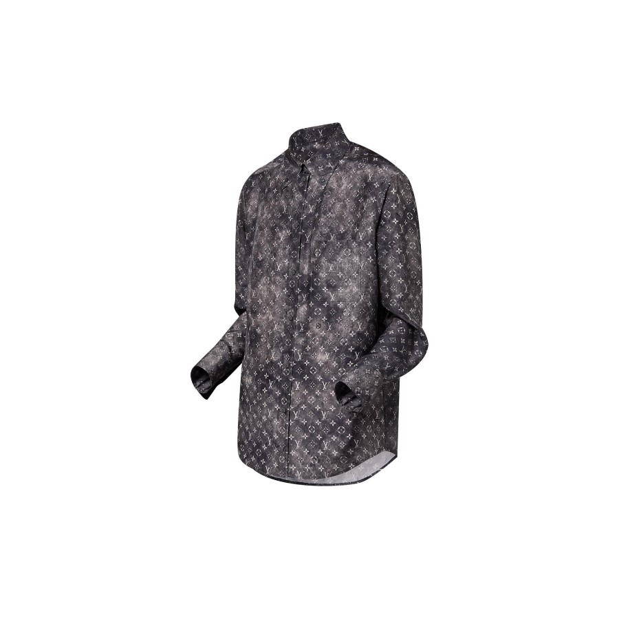 Mujer Louis Vuitton Tops | Camisa Monogram Cloud Gris Fonce