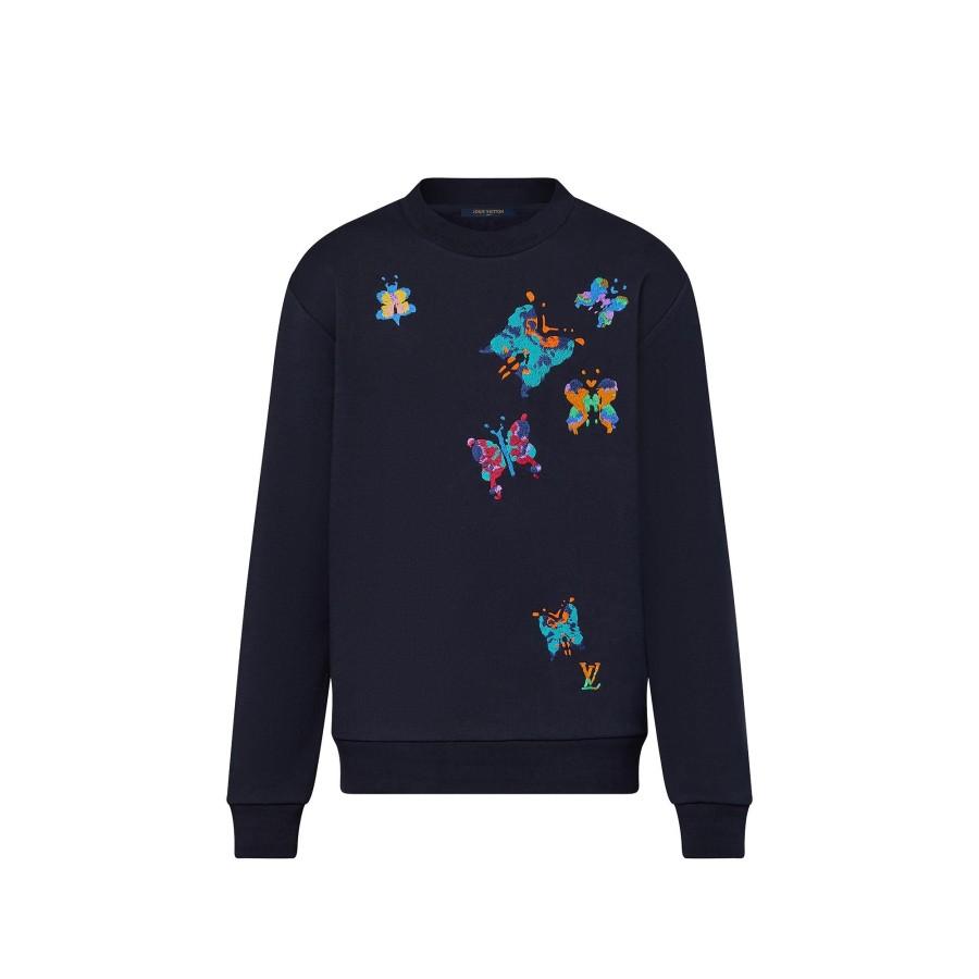 Hombre Louis Vuitton Punto Y Sudaderas | Sudadera Lv Butterflies