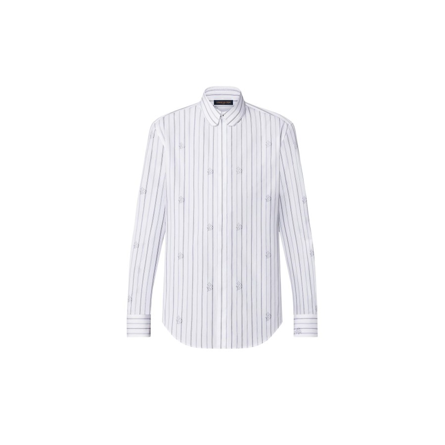 Hombre Louis Vuitton Camisas | Camisa De Corte Regular Con Cuello Distintivo