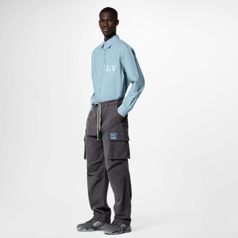 Hombre Louis Vuitton Pantalones | Pantalon Cargo De Corte Holgado