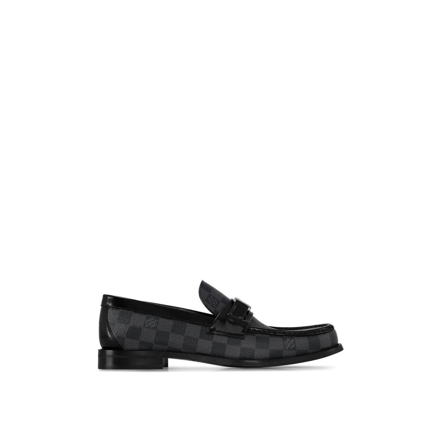 Hombre Louis Vuitton Mocasines | Mocasin Major Graphite