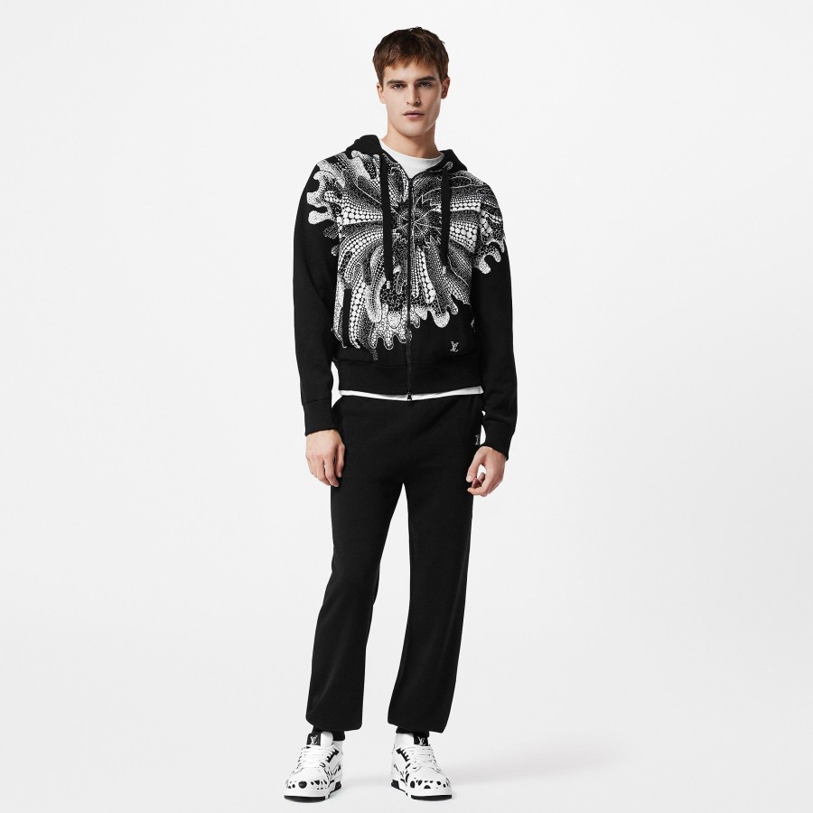 Hombre Louis Vuitton Punto Y Sudaderas | Lv X Yk Sudadera Con Capucha Y Cremallera Psychedelic Flower