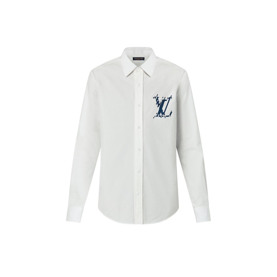 Hombre Louis Vuitton Camisas | Camisa De Manga Larga En Algodon