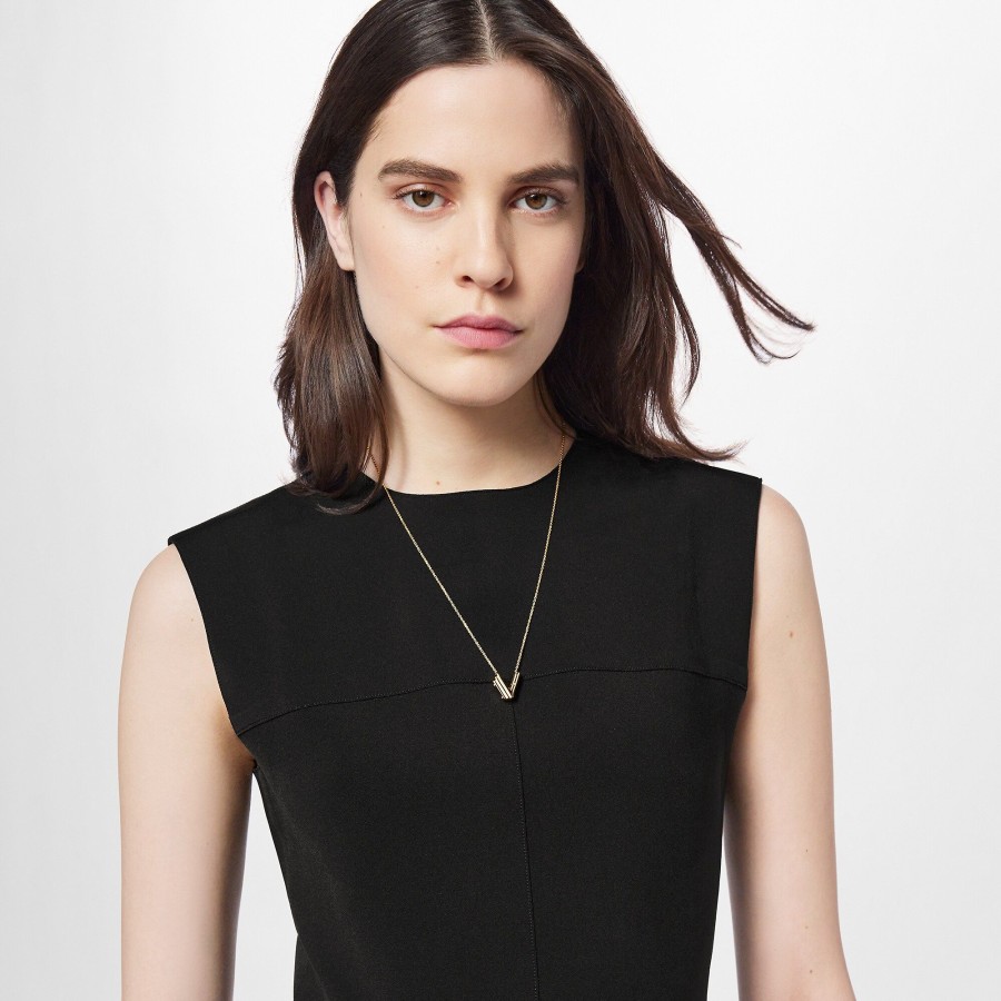 Mujer Louis Vuitton Collares Y Colgantes | Collar Lv & Me, Letra V