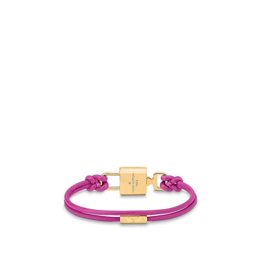 Mujer Louis Vuitton Pulseras | Pulsera Lv Padlock Rosa