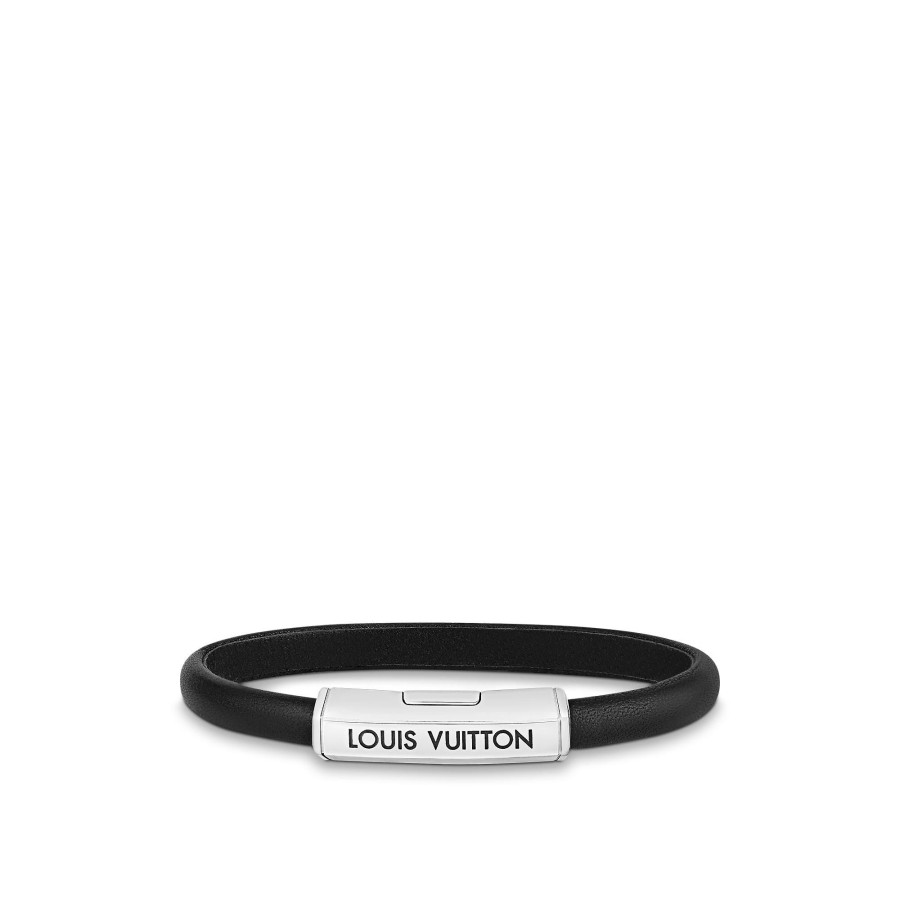 Hombre Louis Vuitton Pulseras | Pulsera Clip It Negro