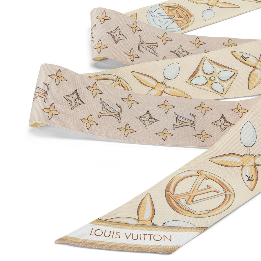 Mujer Louis Vuitton Panuelos De Seda Y Bandanas | Bandana Louisette Bb Gold