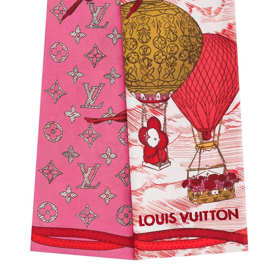 Mujer Louis Vuitton Panuelos De Seda Y Bandanas | Bandana Up And Away Poppy