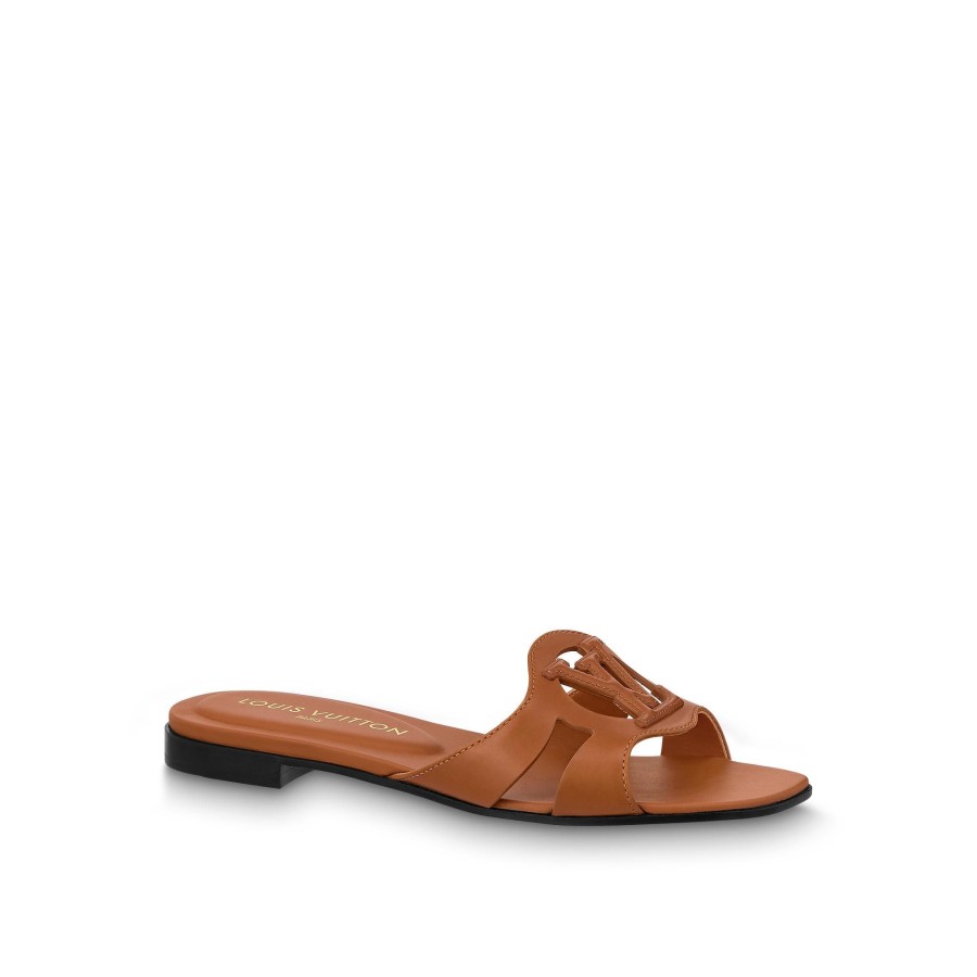 Mujer Louis Vuitton Mules | Mule Plano Lv Isola Cognac