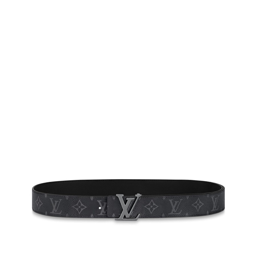 Hombre Louis Vuitton Cinturones | Cinturon Reversible Lv Initiales De 3,5 Cm