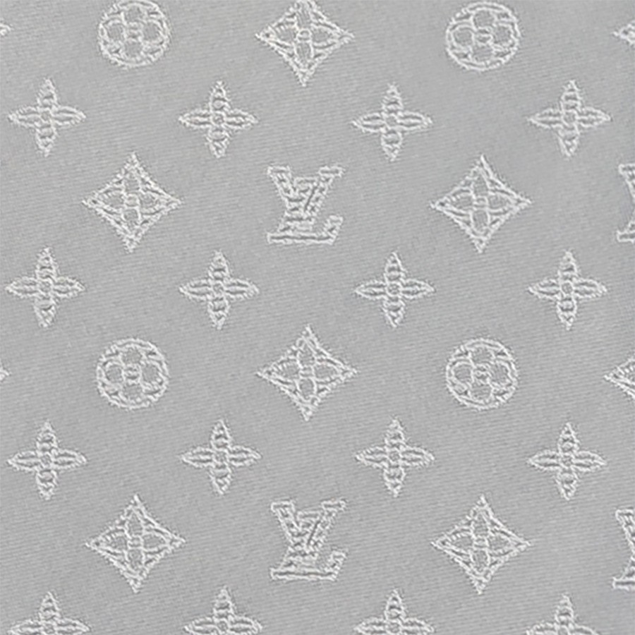 Hombre Louis Vuitton Corbatas Y Panuelos | Corbata Monogram Shadow Gris Clair