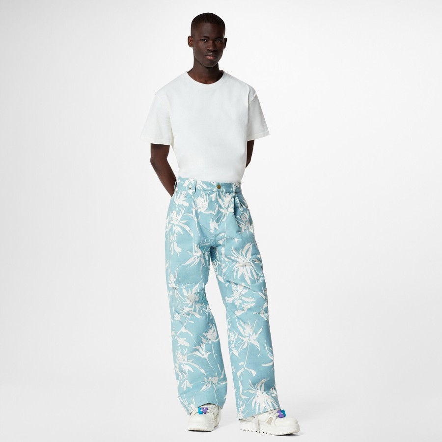 Hombre Louis Vuitton Pantalones | Vaqueros De Estilo Utilitario