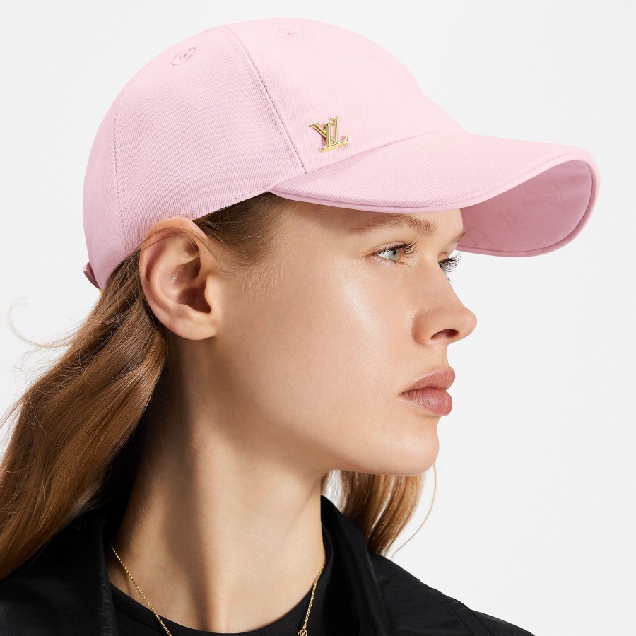 Mujer Louis Vuitton Gorros Y Guantes | Gorra Lv Iconic Rose Clair