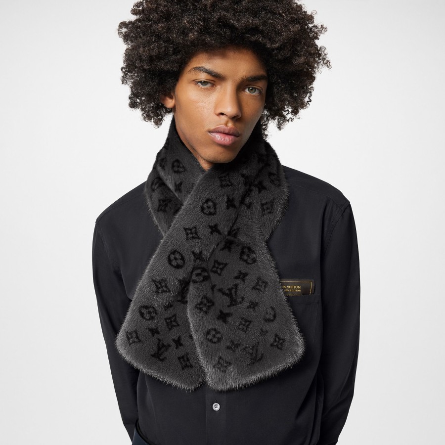 Hombre Louis Vuitton Bufandas | Bufanda De Pelo Monogram Reverse