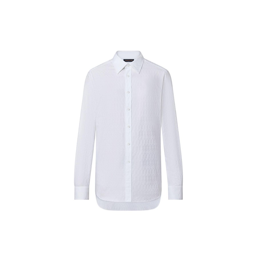 Hombre Louis Vuitton Camisas | Camisa De Manga Larga Y Corte Slim