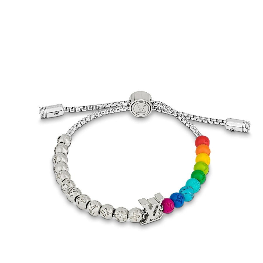 Hombre Louis Vuitton Pulseras | Pulsera Lv Beads Multicolore