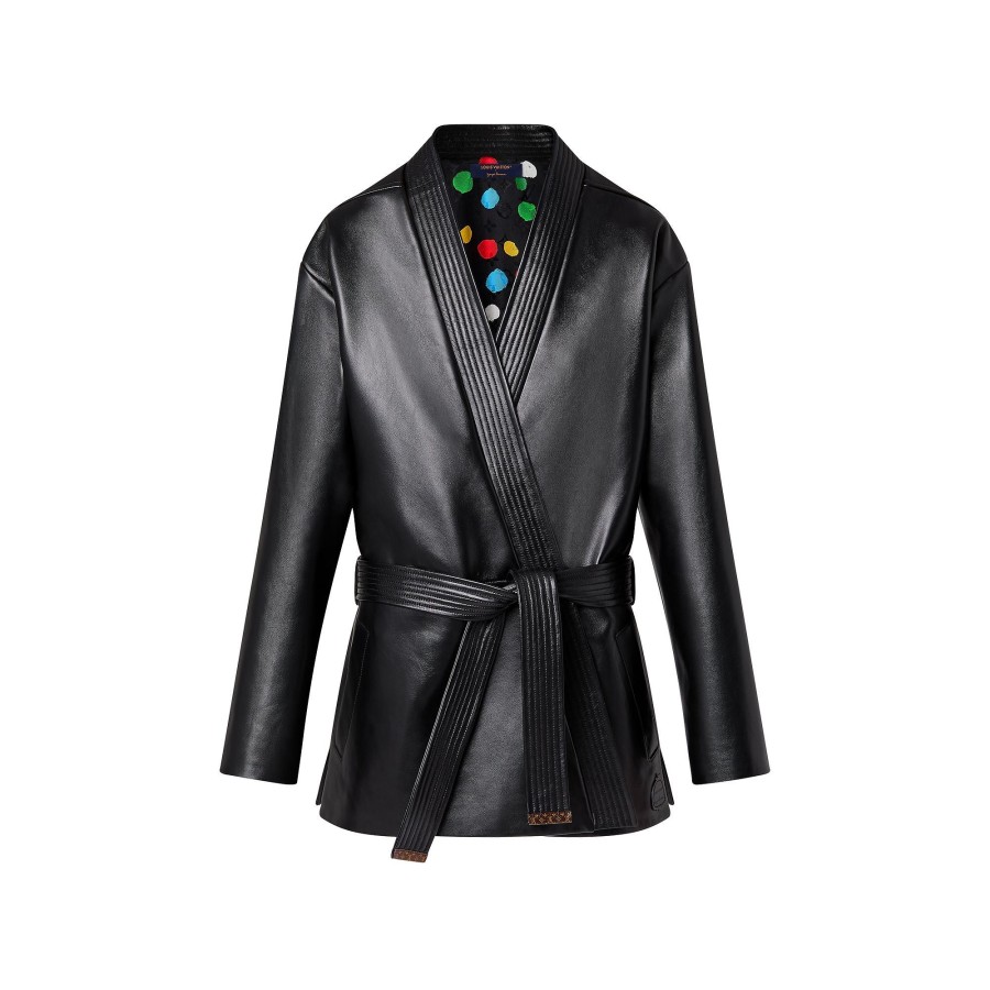 Mujer Louis Vuitton Abrigos Y Chaquetas | Lv X Yk Chaqueta Cruzada De Piel