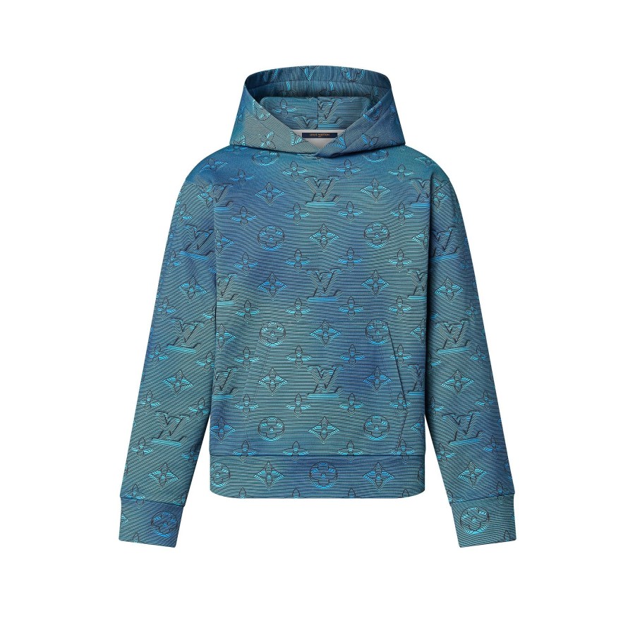 Hombre Louis Vuitton Punto Y Sudaderas | Sudadera Estampada Con Capucha