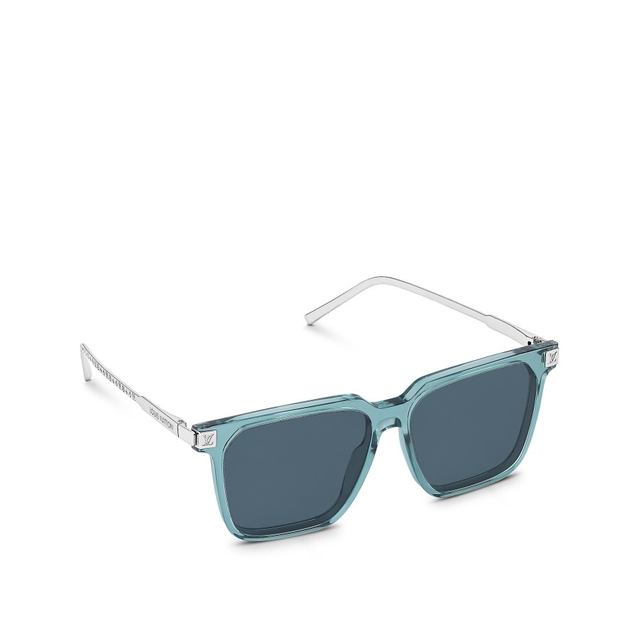 Hombre Louis Vuitton Gafas De Sol | Gafas De Sol Lv Rise Square Verde