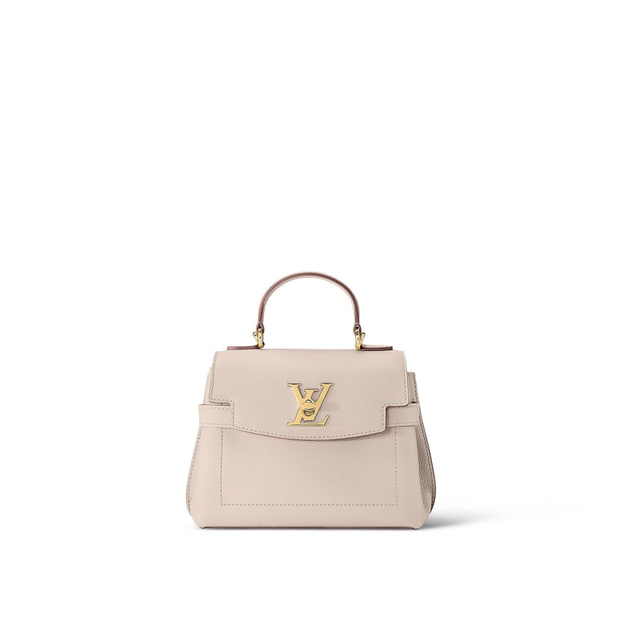 Mujer Louis Vuitton Bolsos Mini | Bolso Lockme Ever Mini Greige