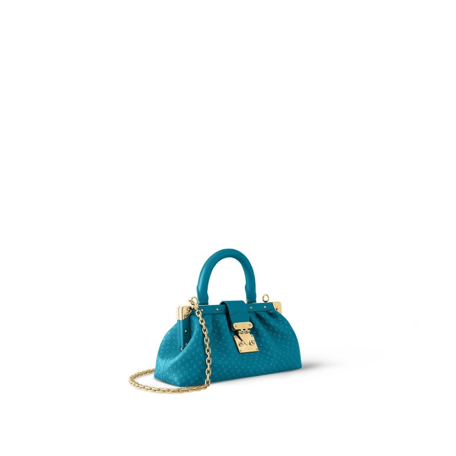 Mujer Louis Vuitton Bolsos Con Cadena Y Clutches | Bolso Clutch Monogram Azul