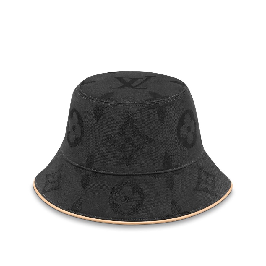 Mujer Louis Vuitton Gorros Y Guantes | Sombrero Bucket Dailygram Negro