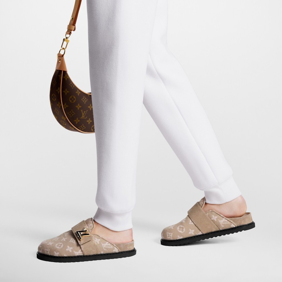 Mujer Louis Vuitton Mules | Zueco Plano Lv Cosy Comfort