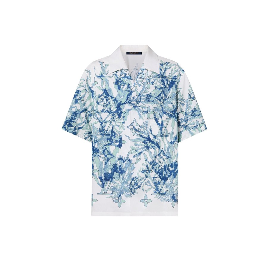 Hombre Louis Vuitton Camisas | Camisa De Manga Corta En Algodon