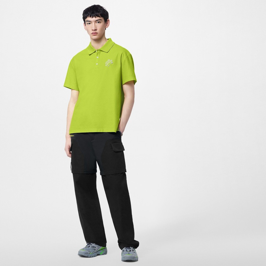 Hombre Louis Vuitton Camisetas Y Polos | Polo De Algodon Con Distintivo Vert Anis