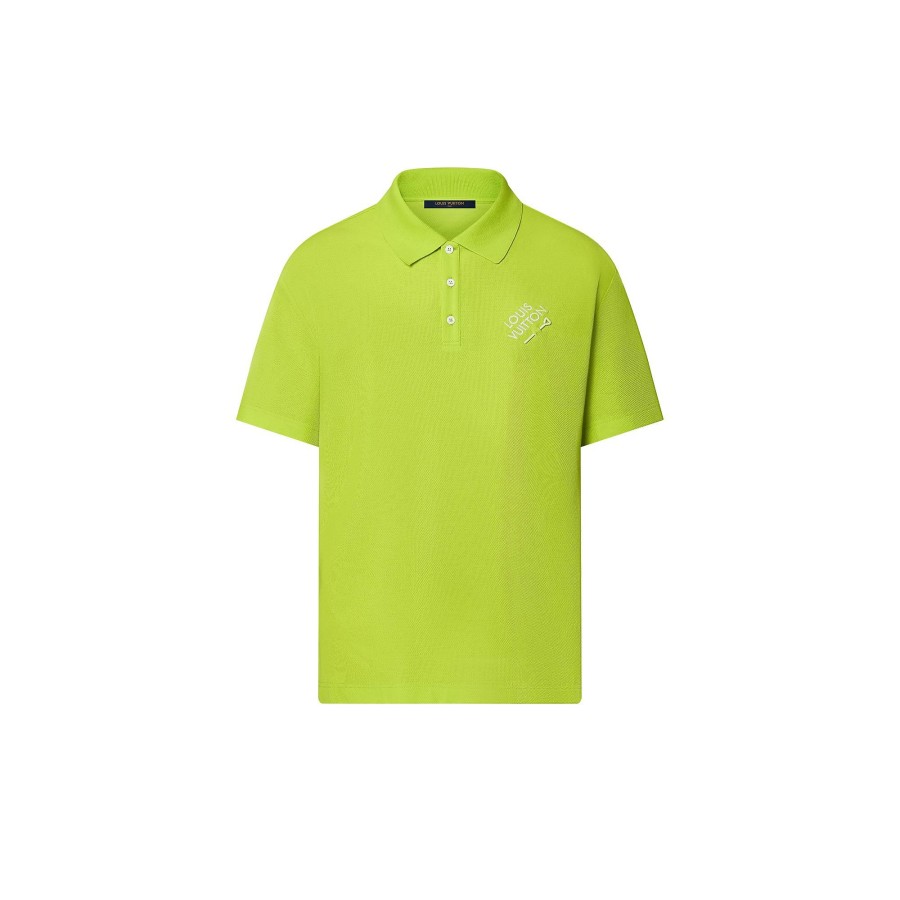 Hombre Louis Vuitton Camisetas Y Polos | Polo De Algodon Con Distintivo Vert Anis