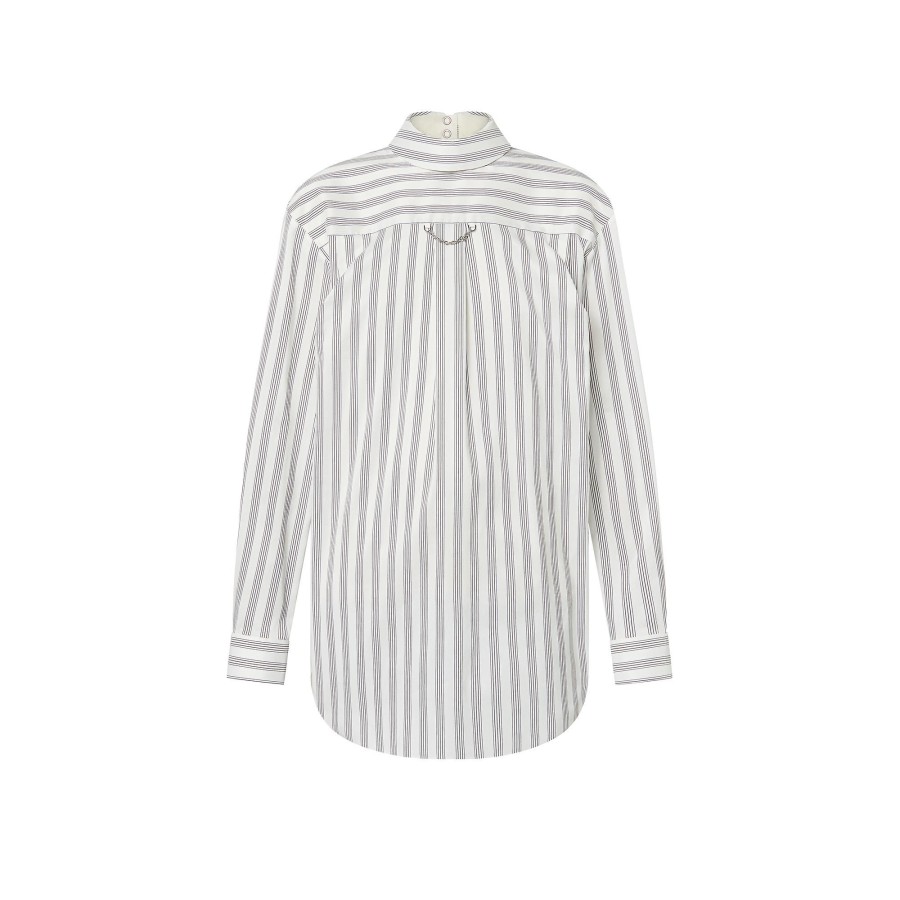 Mujer Louis Vuitton Tops | Camisa Invertida De Rayas