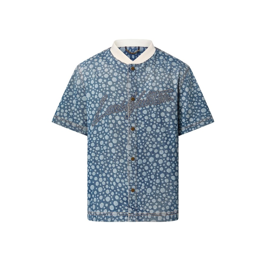 Hombre Louis Vuitton Camisas | Lv X Yk Camisa Vaquera Infinity Dots