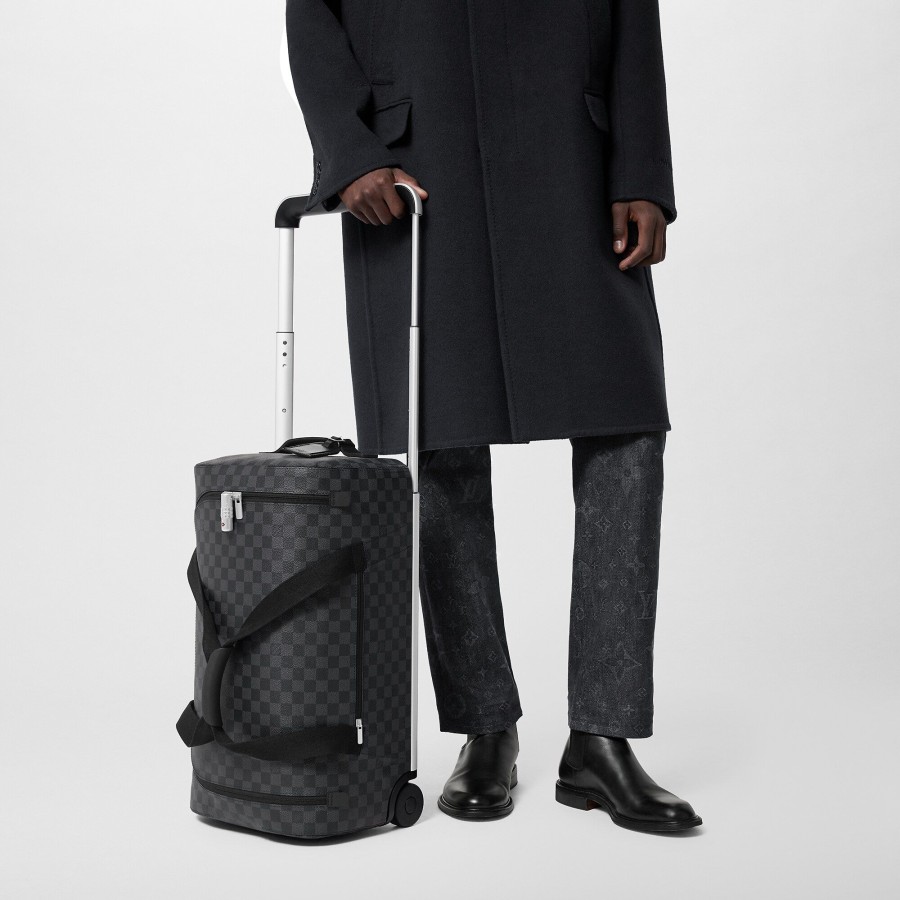 Hombre Louis Vuitton Con Ruedas | Maleta Horizon Soft Duffle 2R 55