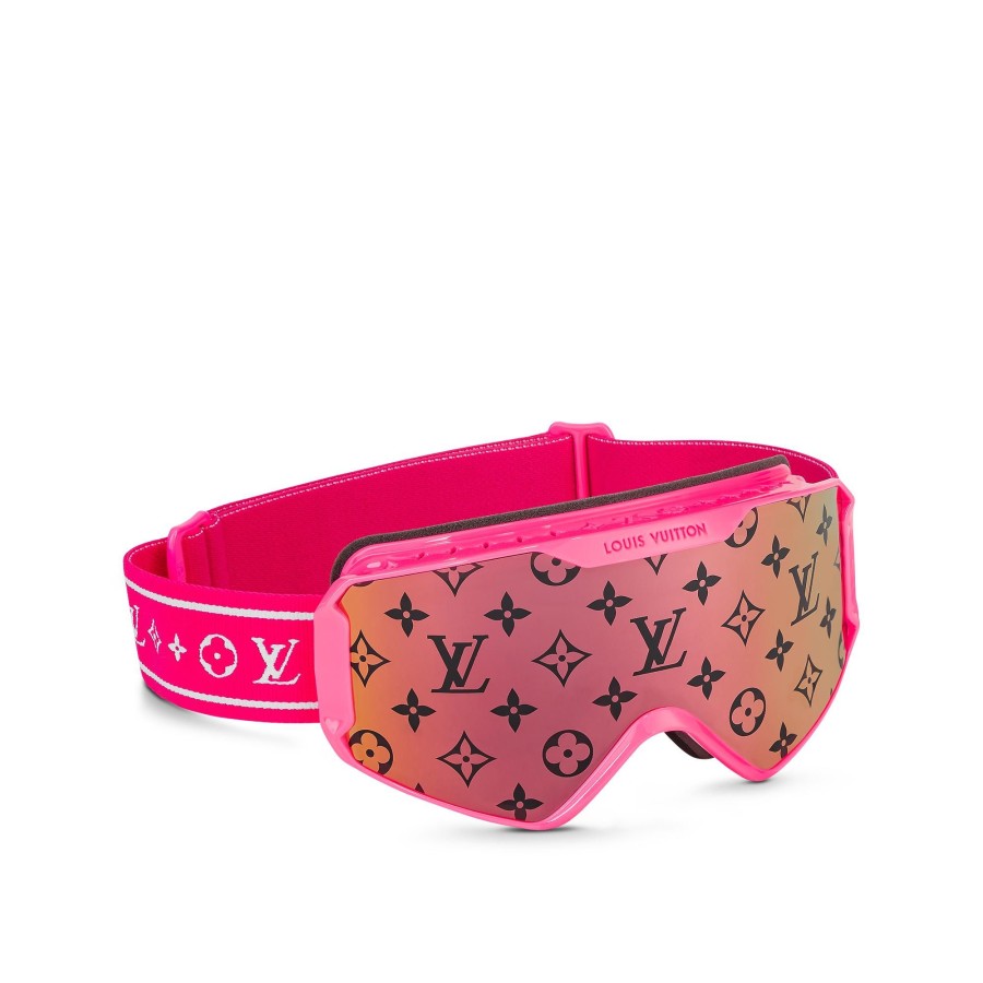 Mujer Louis Vuitton Gafas De Sol | Gafas De Mascara Lv Snow Fuchsia