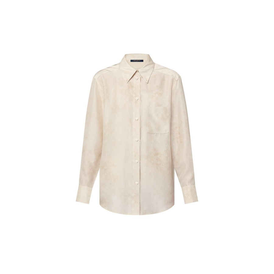 Mujer Louis Vuitton Tops | Camisa Monogram Cloud Tiza