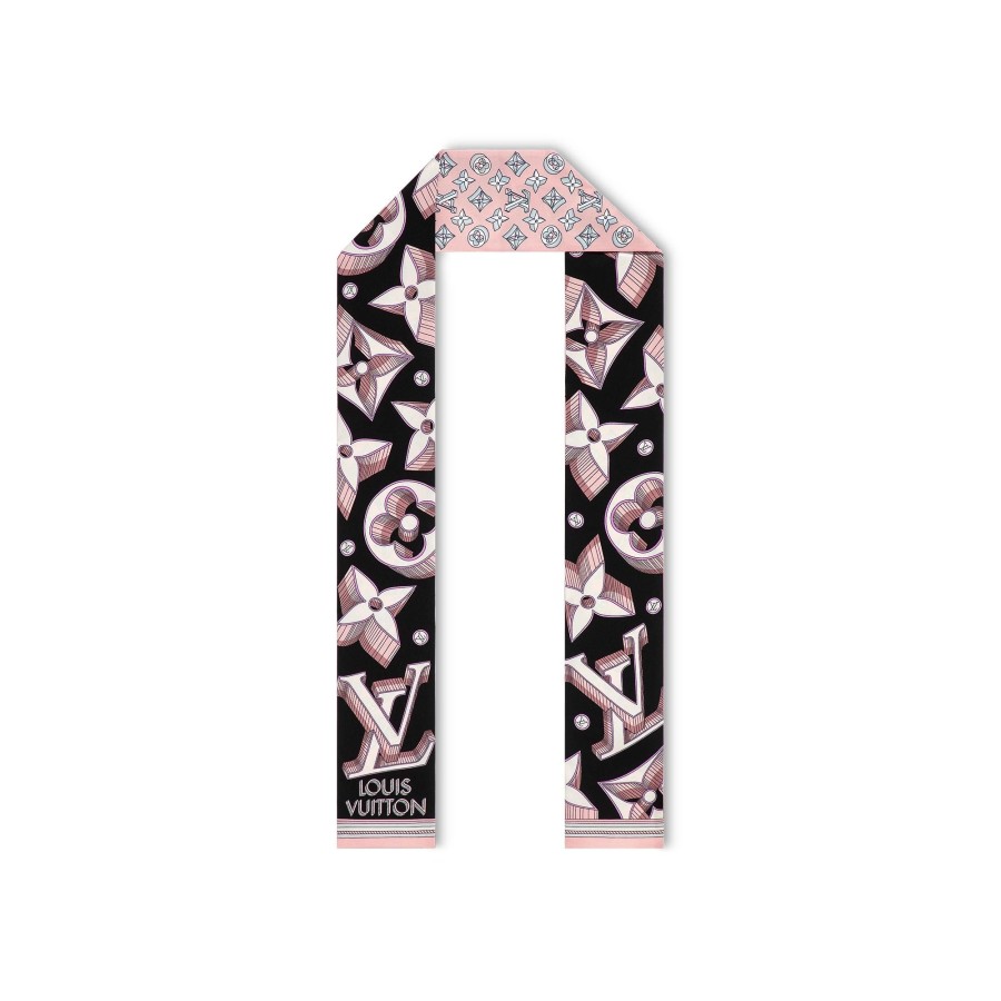 Mujer Louis Vuitton Panuelos De Seda Y Bandanas | Bandana Ultimate 3D Negro