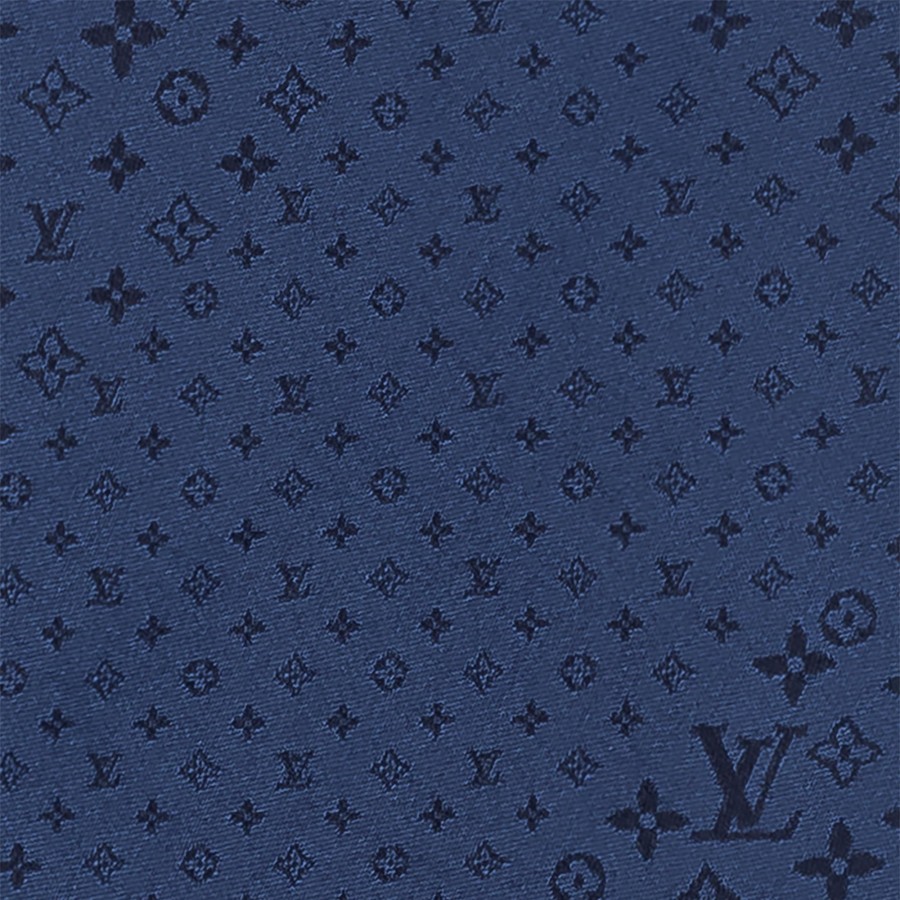 Hombre Louis Vuitton Corbatas Y Panuelos | Corbata Mixed Monogram Azul Marino