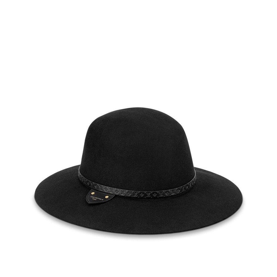 Mujer Louis Vuitton Gorros Y Guantes | Sombrero Fedora Lv Everfelt