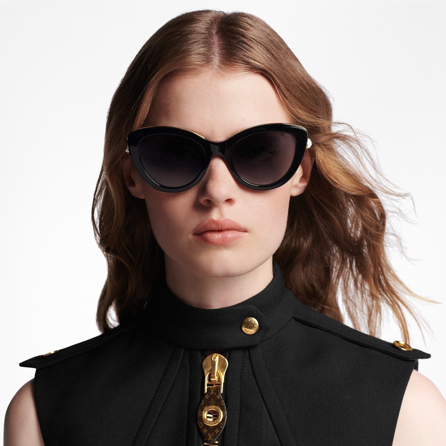 Mujer Louis Vuitton Gafas De Sol | Gafas De Sol Lv Monogram Pearl Cat Eye