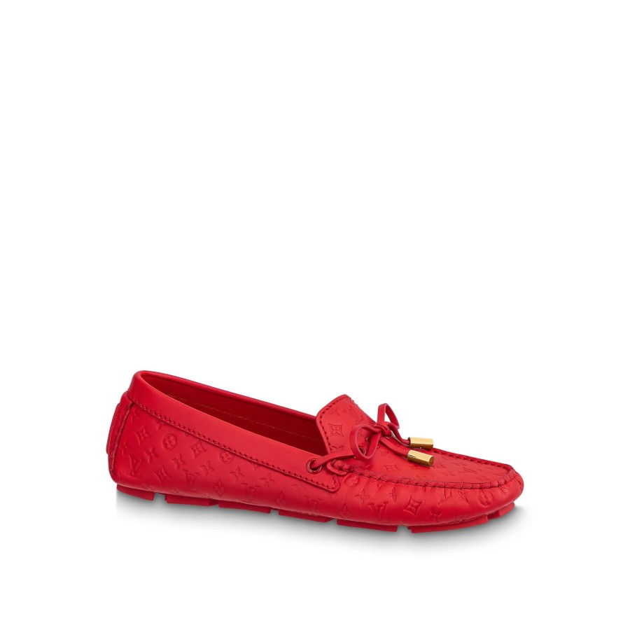 Mujer Louis Vuitton Mocasines Y Bailarinas | Mocasin Plano Gloria Rojo