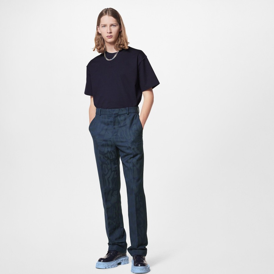 Hombre Louis Vuitton Pantalones | Pantalon De Corte Slim