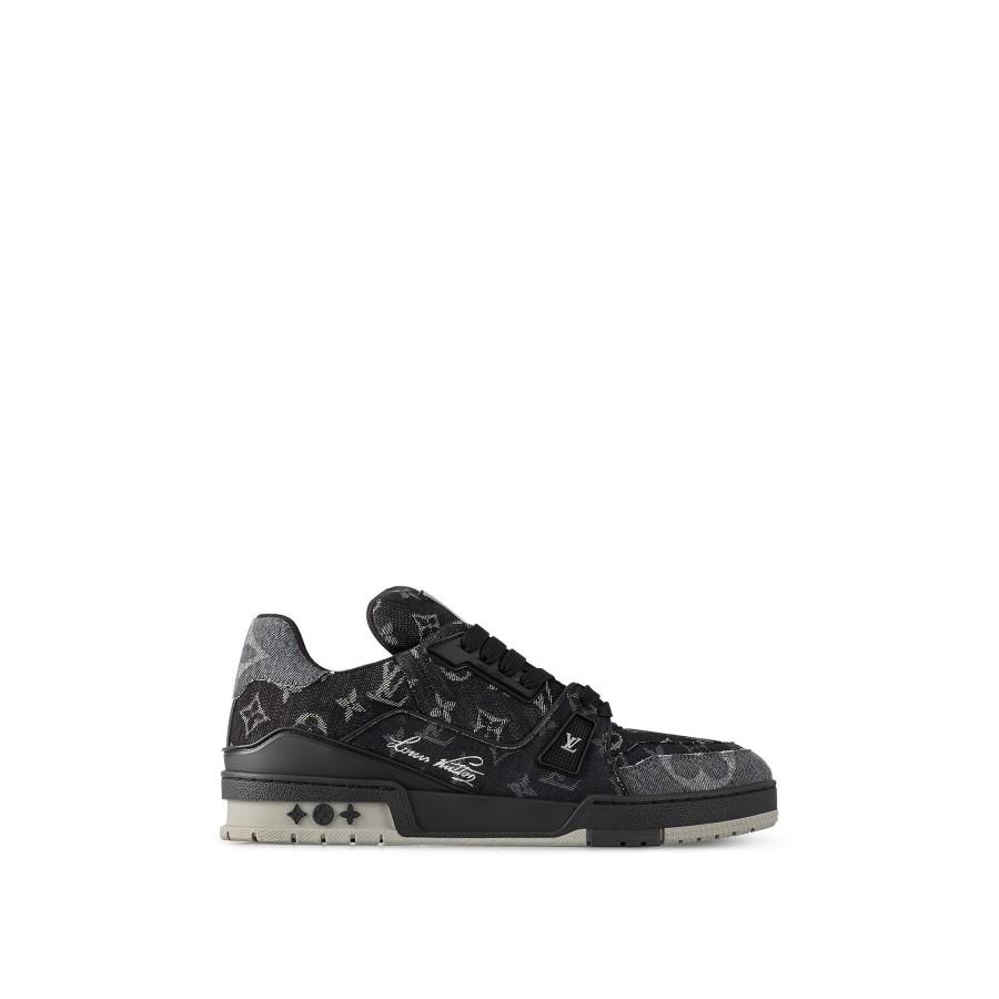 Hombre Louis Vuitton Zapatillas | Zapatilla Deportiva Lv Trainer Negro