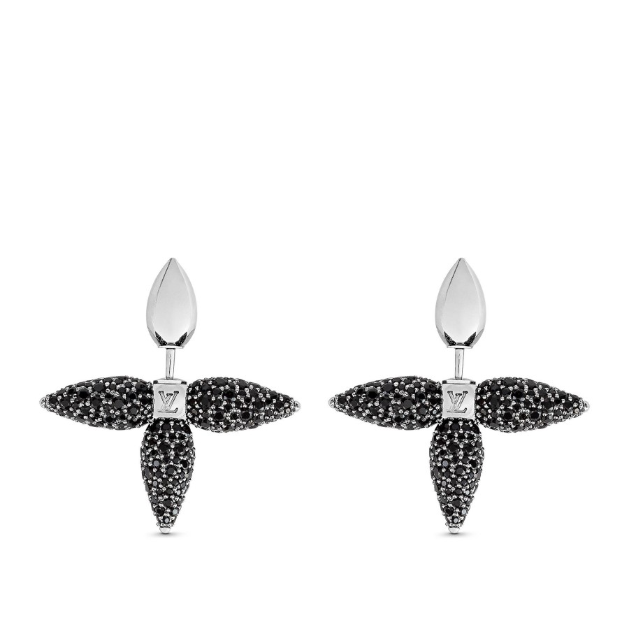 Mujer Louis Vuitton Pendientes | Pendientes Louisette Jet Black