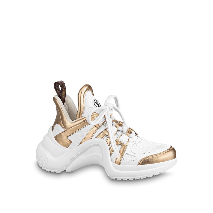 Mujer Louis Vuitton Zapatillas | Zapatilla Deportiva Lv Archlight Oro