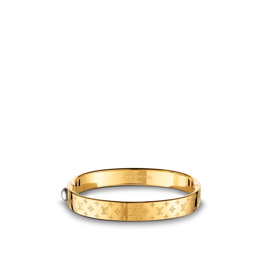 Mujer Louis Vuitton Pulseras | Brazalete Abierto Nanogram Oro