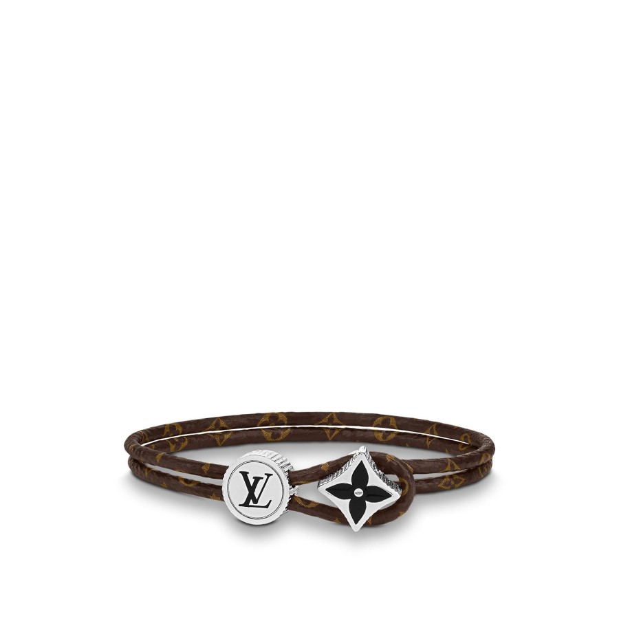 Hombre Louis Vuitton Pulseras | Pulsera Catch It Marron