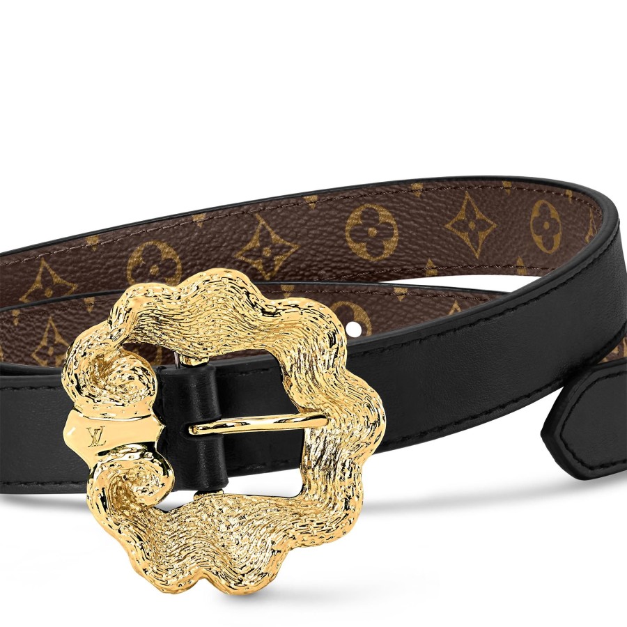 Mujer Louis Vuitton Cinturones | Cinturon Lv Venus De 2,5 Cm