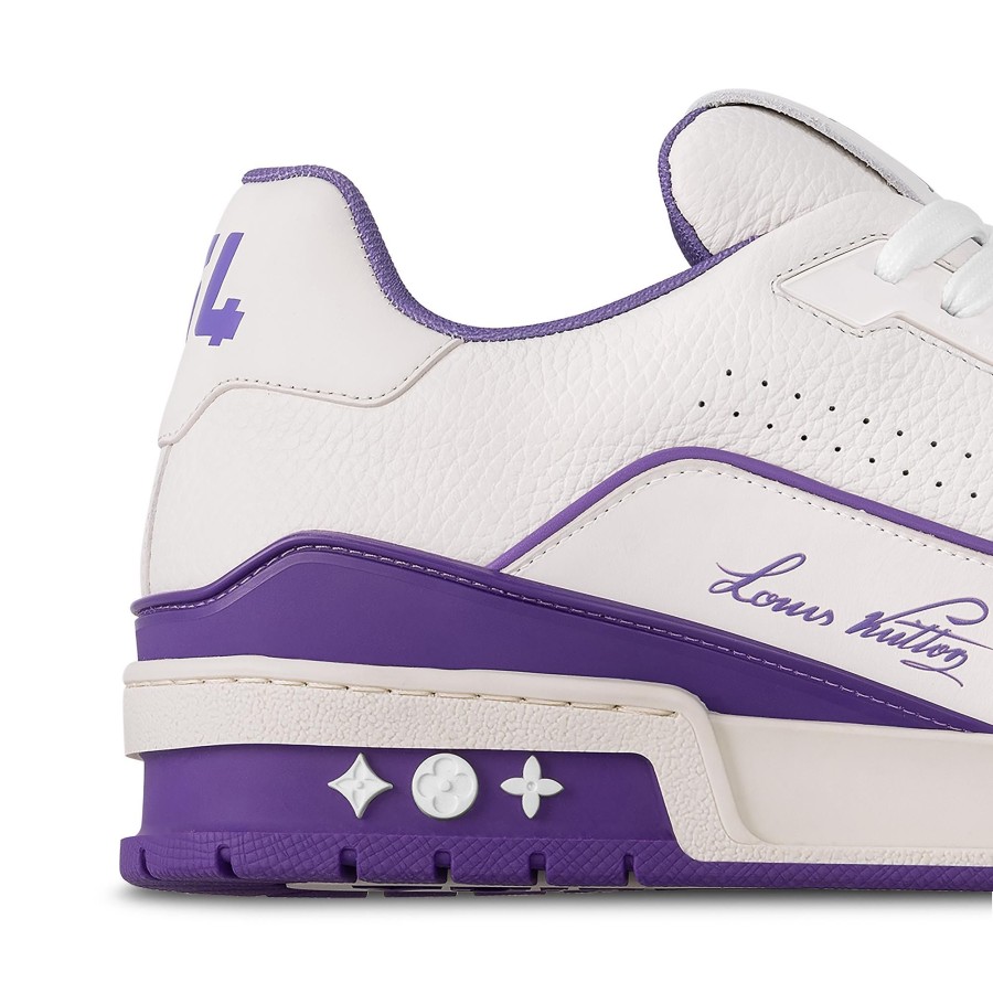 Hombre Louis Vuitton Zapatillas | Zapatilla Deportiva Lv Trainer Violeta