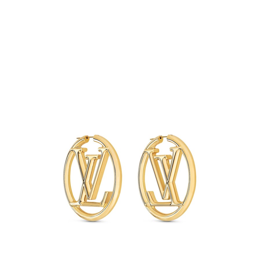 Mujer Louis Vuitton Pendientes | Pendientes De Aro Louise Gm Or