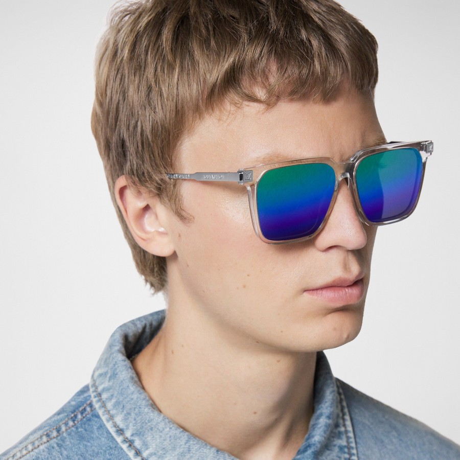 Hombre Louis Vuitton Gafas De Sol | Gafas De Sol Lv Rise Square Multicolore